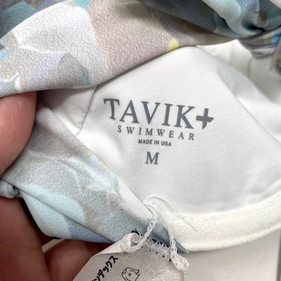 Tavik Women's Charlie Bandeau Swim TOP ONLY Petale Blanc - Picture 5 of 6